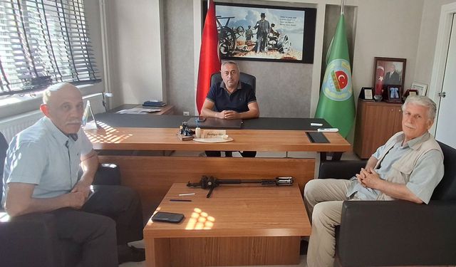 DP Beypazarı İlçe Başkanı Enver Atak’tan Ziraat Odası’na ziyaret