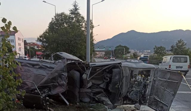 Espiye'de korkunç kaza ile Ahmet Güner vefat etti