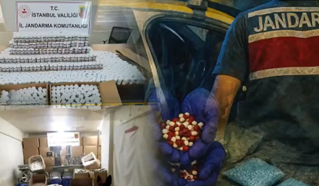 İstanbul’da 2 milyona yakın uyuşturucu hap ele geçirildi