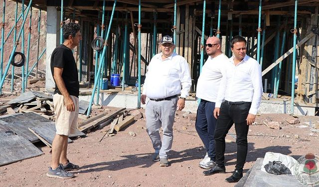 Keçiborlu’da spor yatırımları yerinde incelendi