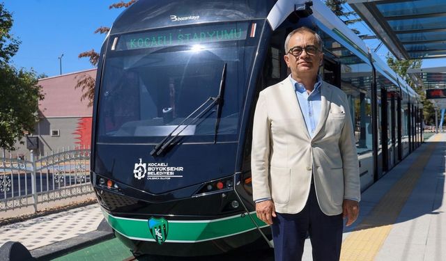 Kocaeli Alikahya Tramvay Hattı’nda iki istasyon devrede