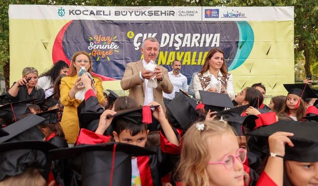 Lokomotif Çocuk Köyü’nde mezuniyet töreni: Büyükakın: “Burası hayata atılan ilk adım"