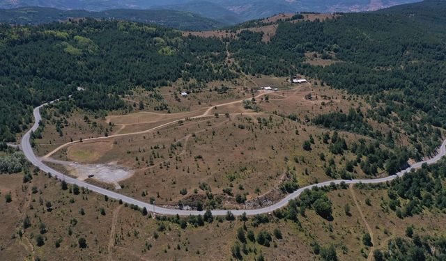 Mesudiye'de grup yol asfaltlandı