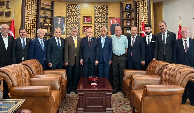 MHP Isparta heyetinden genel başkan Bahçeli’ye ziyaret