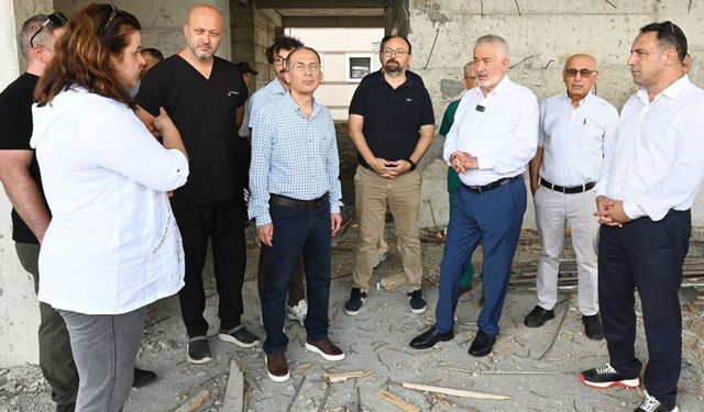 Rektör Saltan: Bu binayı gördükçe heyecanlanıyoruz