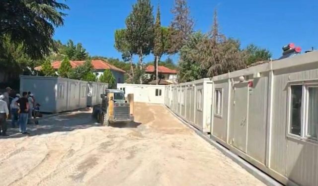 Sındırgı'da Konteyner Kent Kuruluyor