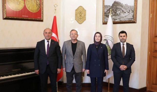 Vali Ziya Polat, Hanak protokolünü makamında ağırladı