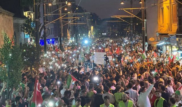 Yüz binler İstanbul’da Gazze için yürüdü