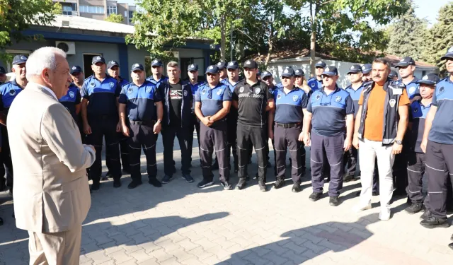 Bursa Nilüfer'de Başkan Özdemir Zabıta Teşkilatı ile buluştu