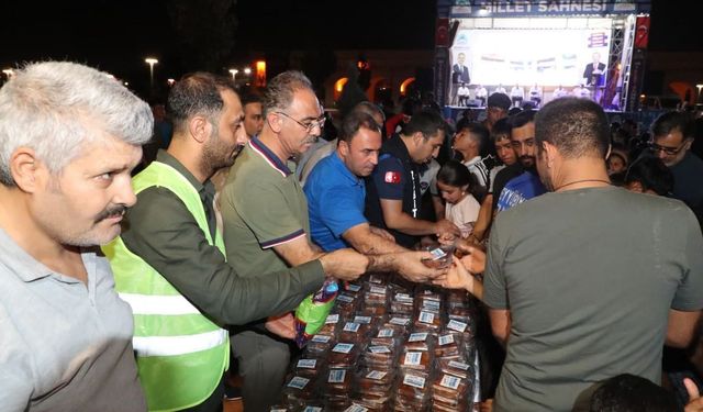 Eyyübiye mMillet Bahçesi'nde Mevlid Kandili coşkusu yaşandı