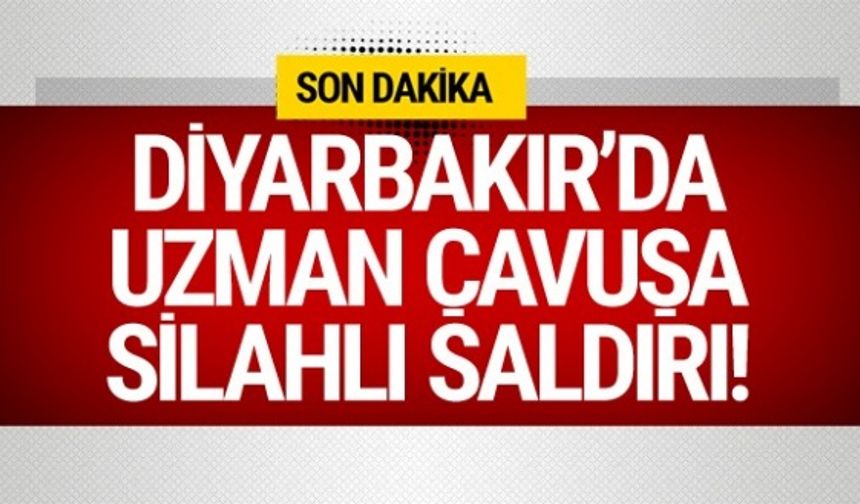 DİYARBAKIR ’ın Yenişehir ilçesinden son dakika silahlı saldırı haberi geldi. Yenişehir&#039;de bir uzman çavuş kimliği belirsiz bir kişinin silahlı saldırısına uğradı. Yaralanan uzman çavuş hastaneye kaldırıldı.