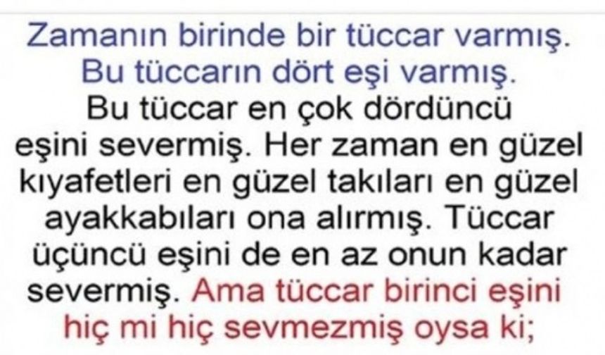 4 Eşi Olan Tüccar