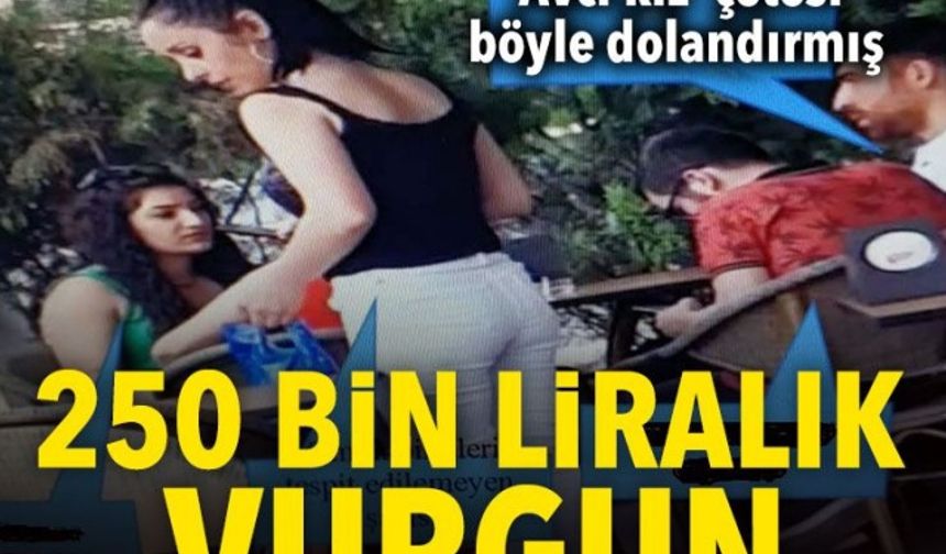 &#039;Avcı Kız&#039; çetesinden 250 bin liralık vurgun
Ankara’da, ’avcı kız’ adını verdikleri kadınların sosyal medyadan tanışıp, tuzağa düşürdüğü erkekleri, pavyon ve gece kulüplerinde ’fazla hesap’ yöntemiyle gasp eden çetenin, ağına düşürdükleri 105 kişinin yaklaşık 250 bin lirasını gasp ettiği belirlendi