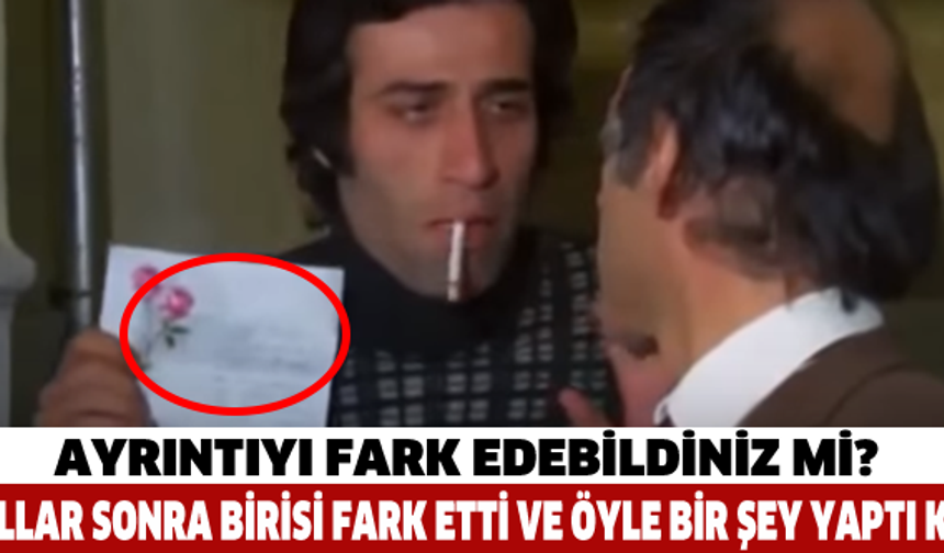 YILLARCA İZLEDİK AMA O AYRINTIYA HİÇ DİKKAT ETMEDİK!
 İlk Defa O Fark Etti Ve Öyle Bir Şey Yaptı Ki…