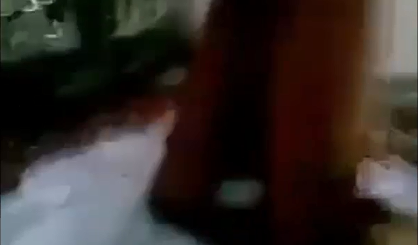 bir anda kendine gelen bayan arkasındaki...