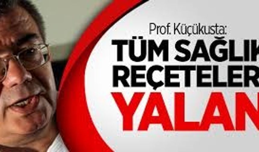 – Insanlar kendiliğinden geçecek hastalıklar ıcın kesinlikle hastanelere gitmesinler. Tahliller vücuda radyoaktif ışın veriyor. Gereksiz ilacın faydası yok zararı var.
– “Başlangıç” diye birşey uyduruldu. Hastalara, alzheimer, reflü, astım başlangıcı teşhisi konuyor. Amaç hastayı boş çevirmemek. Başlangıç diye birşey yok. Ya hastasın ya değilsin.