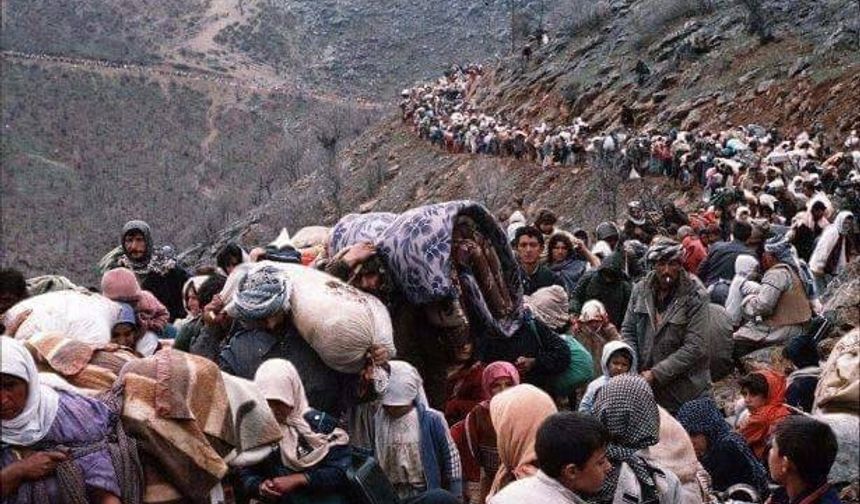 Birinci Körfez Savaşı - Irak&#039;tan Türkiye&#039;ye Kürt göçü, 1991.