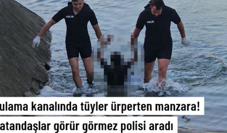 Tartıştığı kişi tarafından sulama kanalına itildiği öne sürülen genç sulama kanalında ölü bulundu