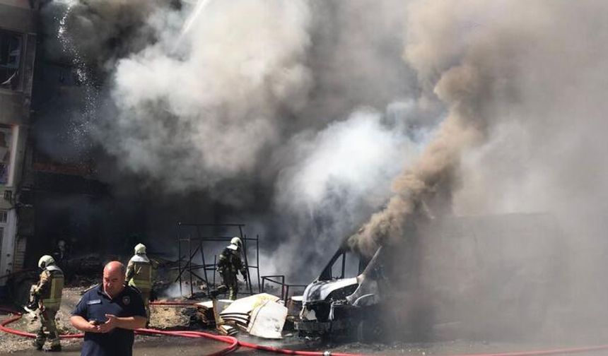 Ankara'da sünger fabrikasında yangın; 1 kişi hayatını kaybetti