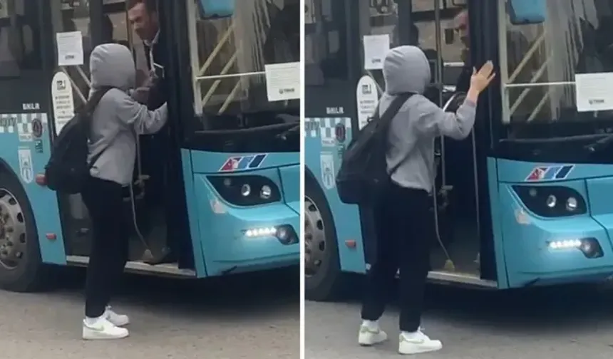 Öğrenciyi otobüsten indirip sonra da itip kalan şöföre ceza
