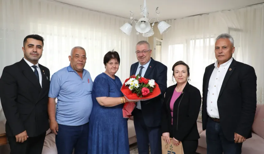 Balıkesir Edremit'te şehit ailelerine destek