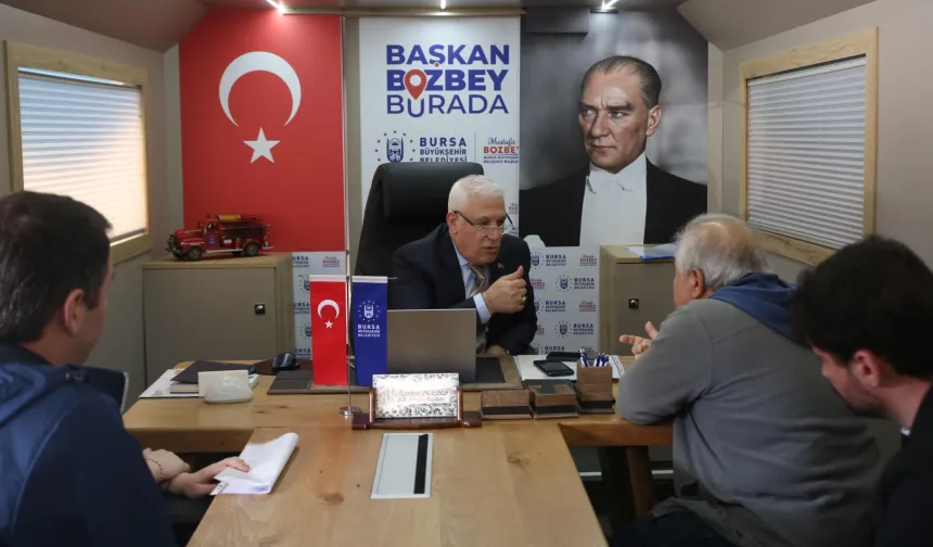 Bursa'da Başkan Bozbey makamını Hamitler'e taşıdı
