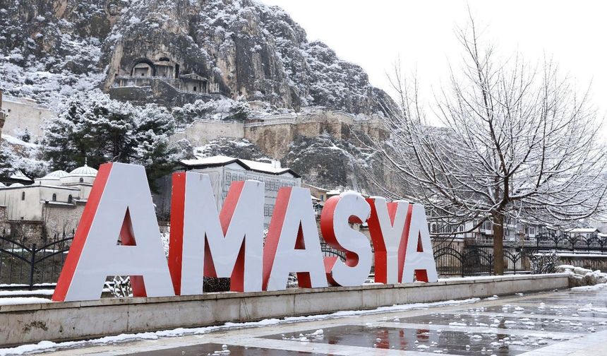 Amasya’da eğitime kar engeli: 1 gün ara verildi
