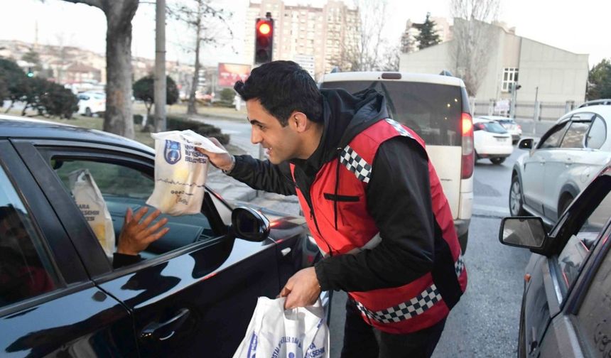 Ankara'da iftara yetişemeye kumanya var