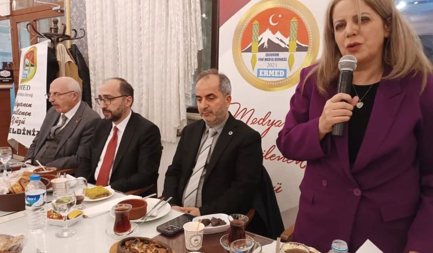 Erzurum Yeni Medya Derneği’nin İftar Buluşması Birlik Mesajı Verdi