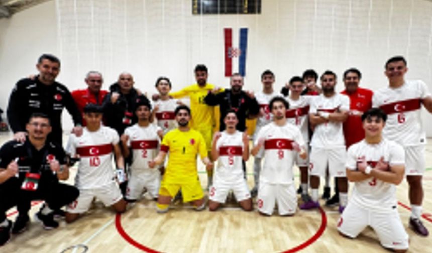 Futsal U19 Millî Takımımız, Bosna-Hersek'i 4-3 Yendi