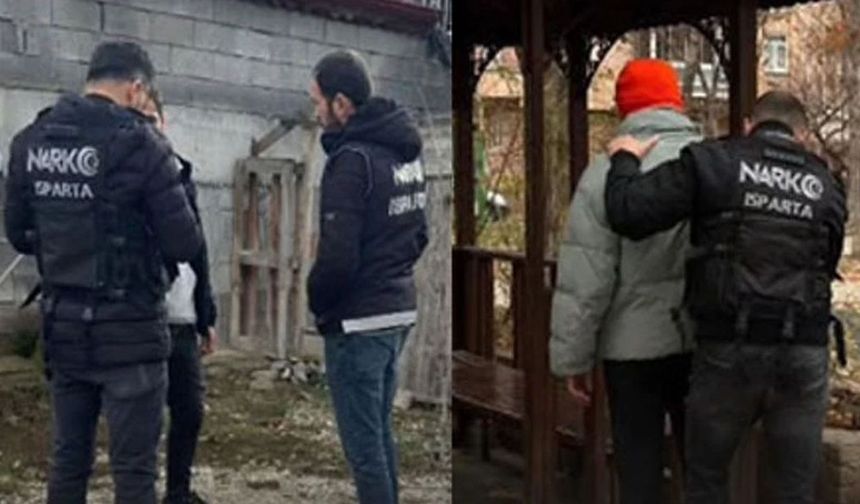 Isparta’da zehir tacirlerine operasyon, 14 şüpheli yakalandı
