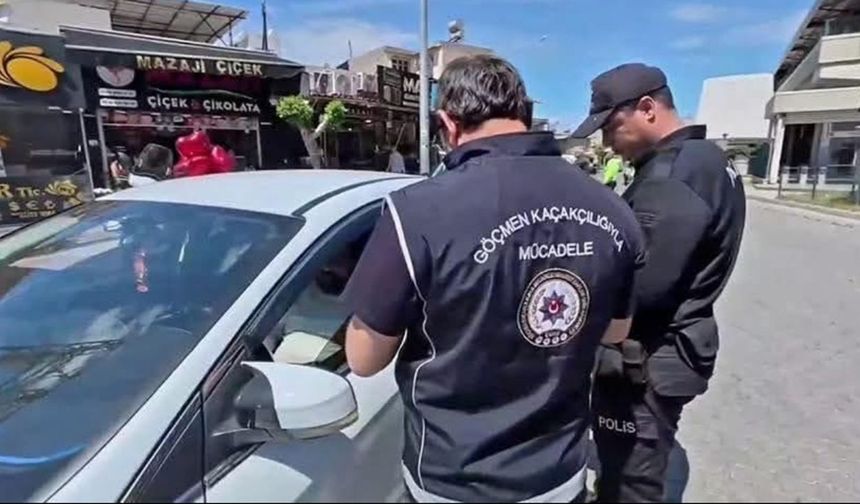 Antalya’da yapılan denetimlerde 9 düzensiz göçmen yakalandı