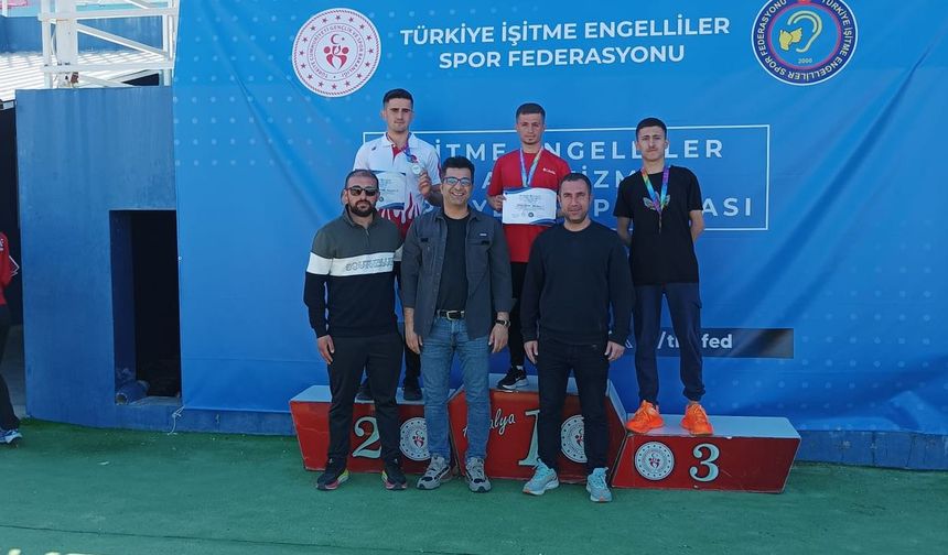 İşitme Engelliler Atletizm Şampiyonası sona erdi