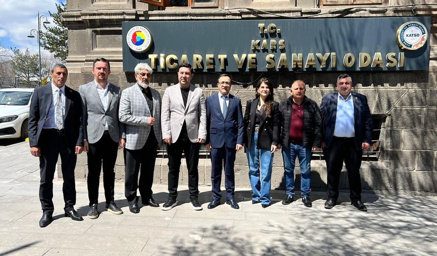 Kars Kent Konseyi’nden Ticaret Odası'na ziyaret...