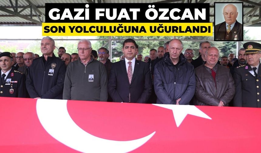 Kıbrıs Gazisi Düzceli Fuat Özcan, devlet töreni ile defnedildi