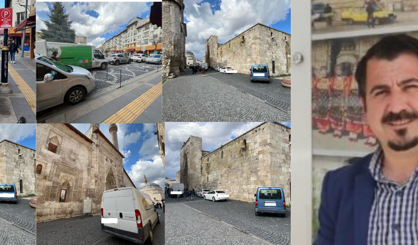 “Sivas'ta tarihi güzelliklerin etrafı park yeri oldu”