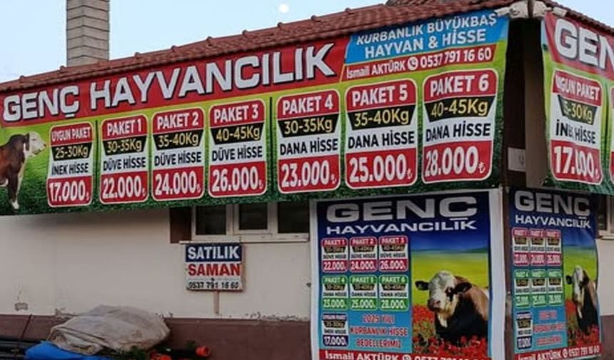Afyonkarahisar’da Kurbanlık fiyatları belli oldu!