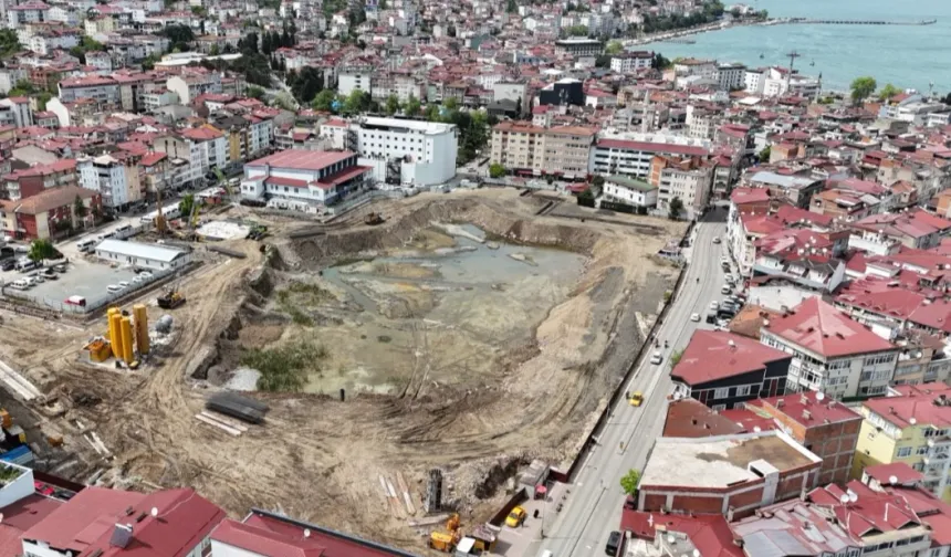 2 bin araçlık otopark inşaatı başladı