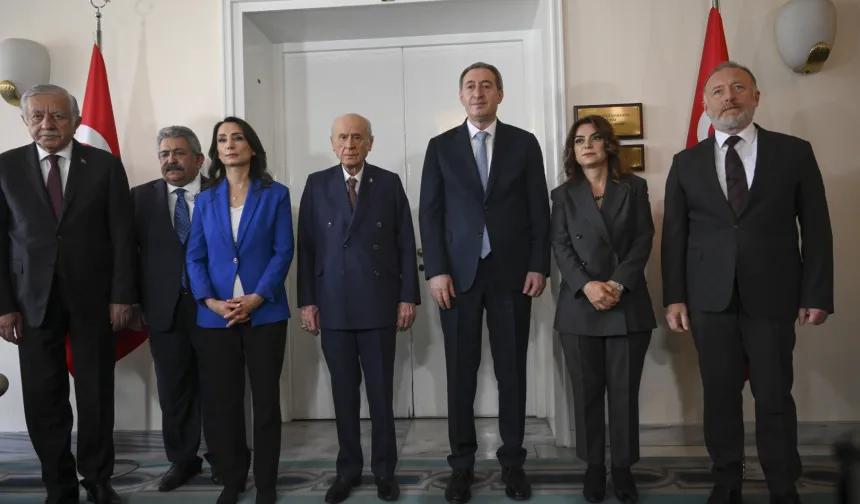 MHP lideri Bahçeli, DEM heyetini kabul etti