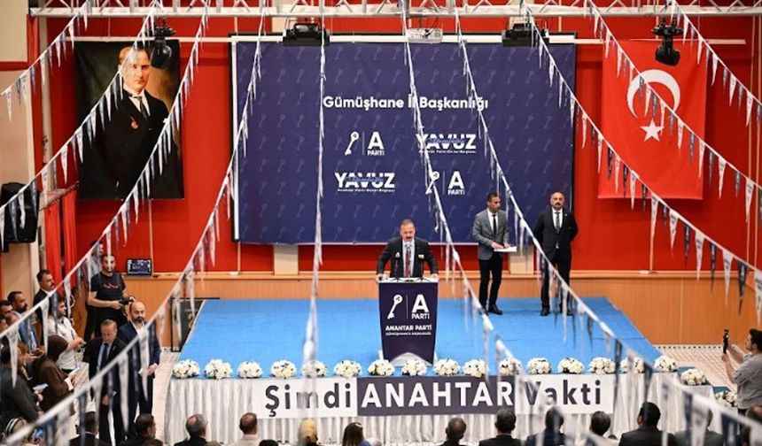 Ağıralioğlu Gümüşhane'de: MHP ve AK Parti kurdurdu bizim partimizi
