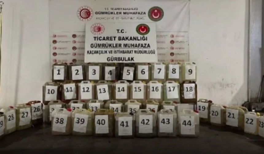 Ağrı Gürbulak’ta 2,8 milyar TL’lik uyuşturucu operasyonu