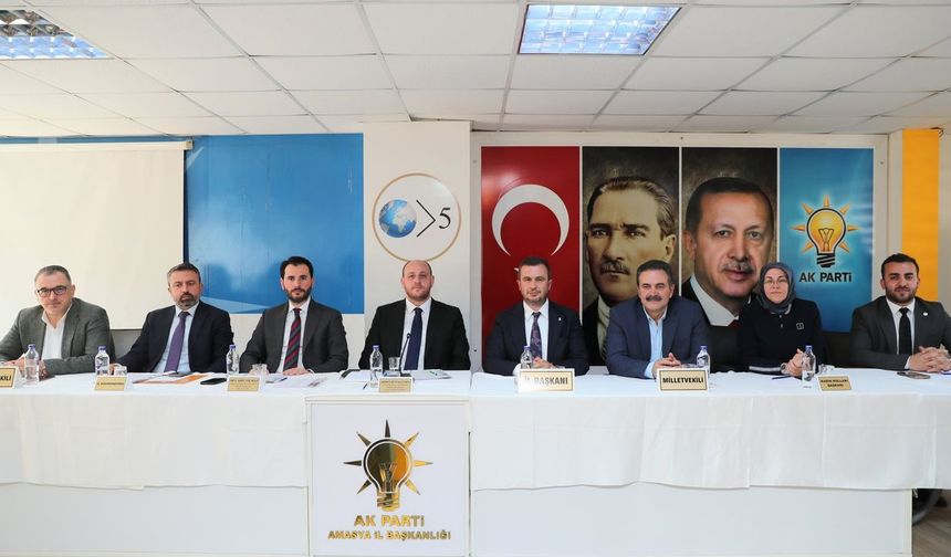 Ahmet Büyükgümüş Amasya’da: Teşkilatlar sahada daha güçlü olacak