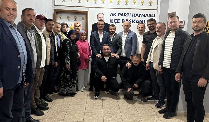 AK Parti Burdur Milletvekili Oğuz, teşkilatla birlikte Düzce’de sahada