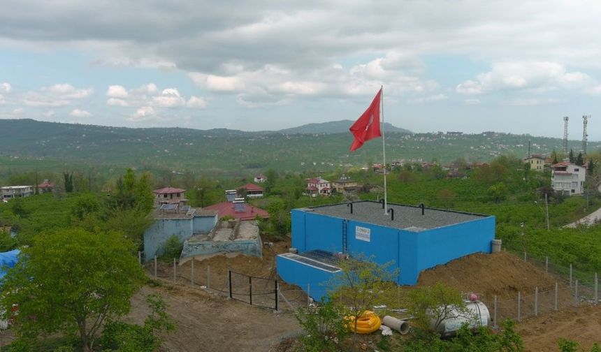 Altınordu Kökenli mahallesinde dev içme suyu deposu