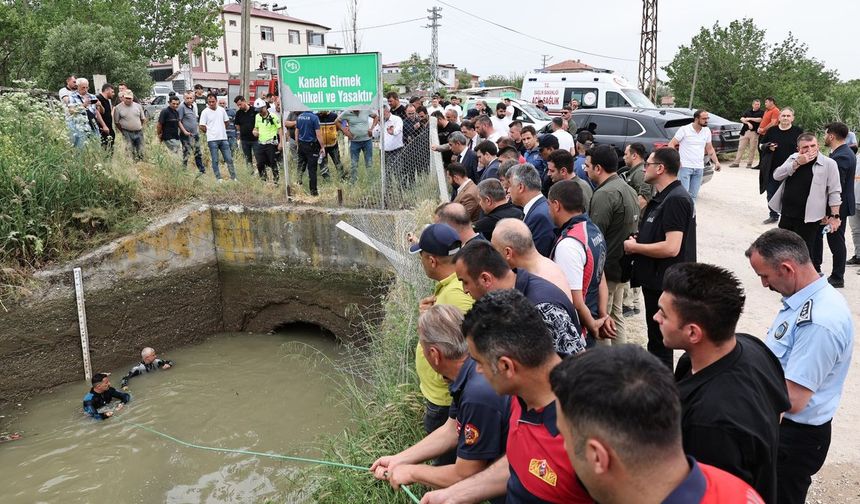 Amasya’da sulama kanalına düşen çocuk hayatını kaybetti