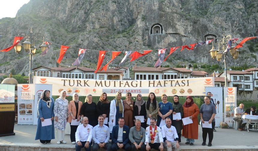 Amasya'da Türk Mutfağı Haftası'nda lezzet şöleni