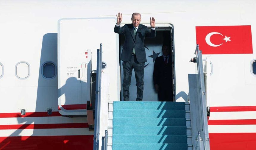 Cumhurbaşkanı Erdoğan, Azerbaycan ziyaretini tamamladı