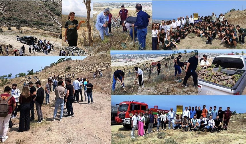 Deprem şehitleri fidanlarda yaşıyor