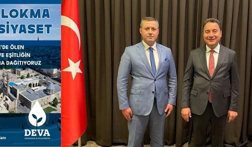 DEVA Partisi Genel Başkanı Ali Babacan, Sivas'a gidiyor