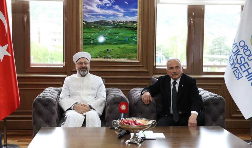 Diyanet İşleri Başkanı Ali Erbaş Ordu Büyükşehir’de